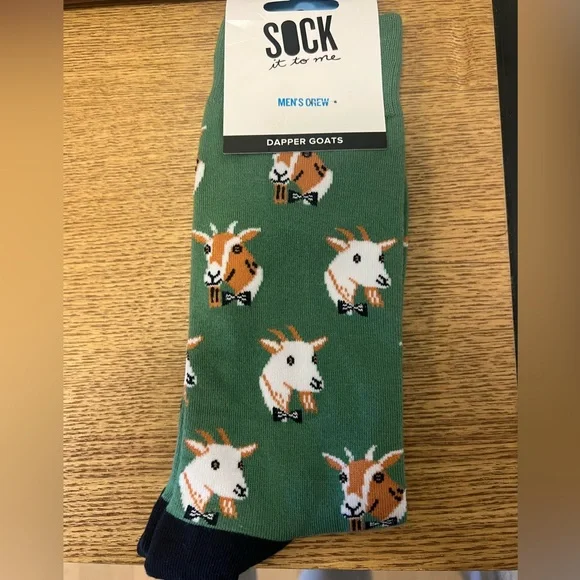 Mens Socks Goats - Picture 1 of 6